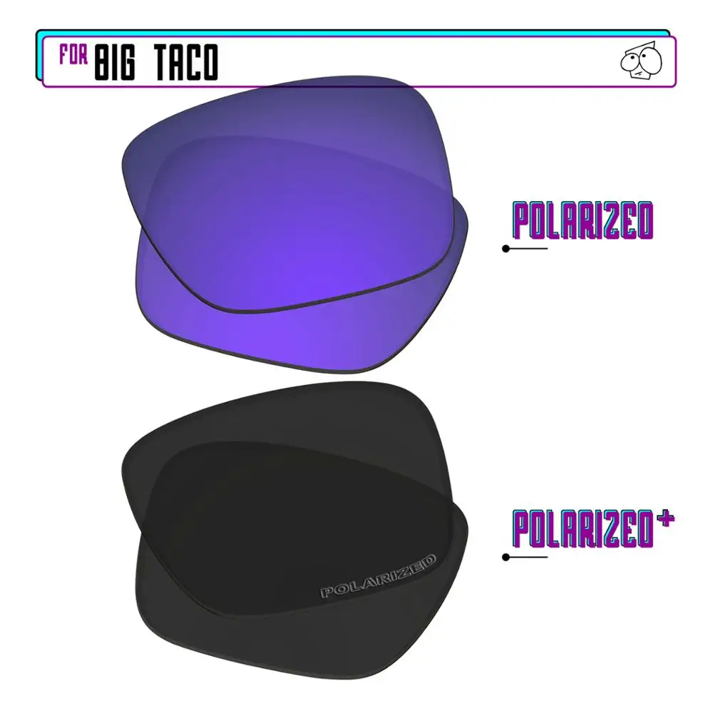 EZReplace Polarized Replacement Lenses for - Oakley Big Taco Sunglasses - BlackP Plus-PurpleP
EZReplace Polarized Replacement Lenses for - Oakley Big Taco Sunglasses - BlackP Plus-PurpleP