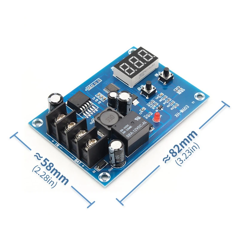 XH-M603 12-24V Charge Module Storage Lithium Battery Switch Protection Board with Digital LED Display
XH-M603 12-24V Charge Module Storage Lithium Battery Switch Protection Board with Digital LED Display