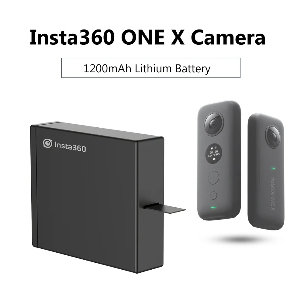 Insta360 ONE X Battery 1200mAh Lithium Battery RC lipo Battery for Insta360 ONE X Sports Camera
Insta360 ONE X Battery 1200mAh Lithium Battery RC lipo Battery for Insta360 ONE X Sports Camera