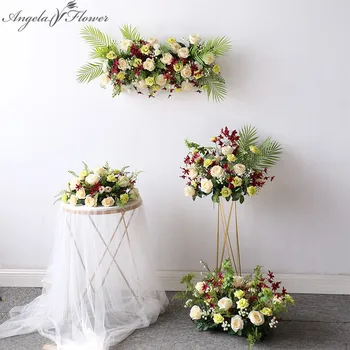 Green series artificial flower arrangement match same centerpieces flower ball wedding decoration party accessories plants craft 
Green series artificial flower arrangement match same centerpieces flower ball wedding decoration party accessories plants craft