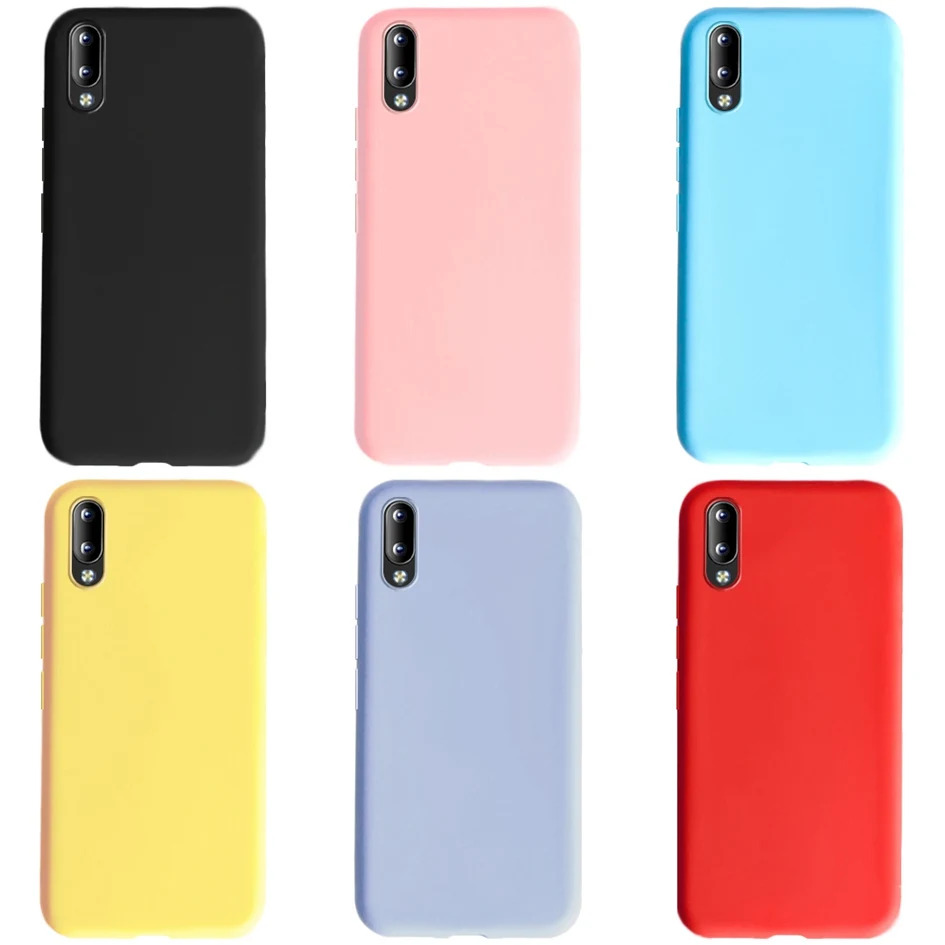 Candy Phone Case For Vivo Y91C 1820 Cover Cute Capa Soft Shockproof Bumper Y91 Y91i Y90 Y93 Y95 Y1s Y 91C Bags | Мобильные телефоны