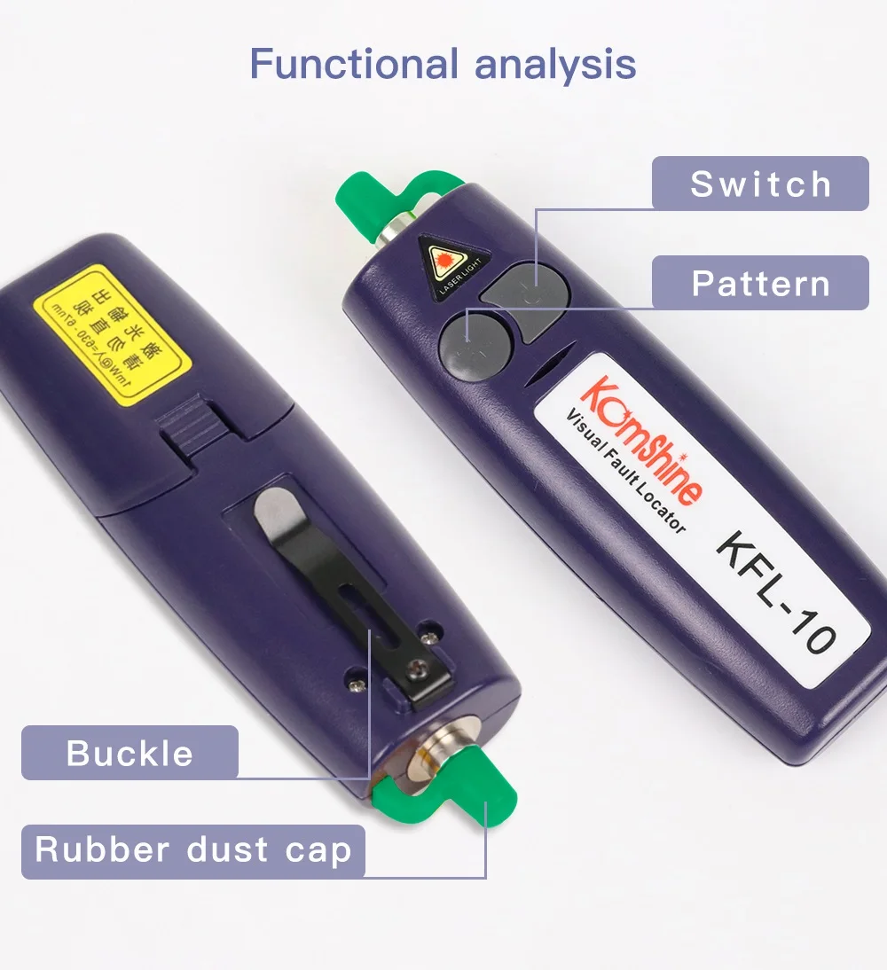 Handheld Visual Fault Locator/VFL/Fiber Break Checker, Pen fiber cheaker can test 15KM
Handheld Visual Fault Locator/VFL/Fiber Break Checker, Pen fiber cheaker can test 15KM