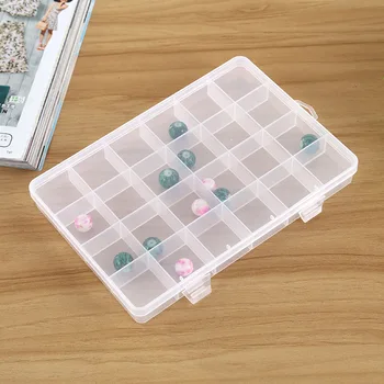 24-Grid Plastic Jewellery Storage Transparent Plastic Box Ring Ear Stud Storage Box with Lid Manicure Classification Box
24-Grid Plastic Jewellery Storage Transparent Plastic Box Ring Ear Stud Storage Box with Lid Manicure Classification Box
