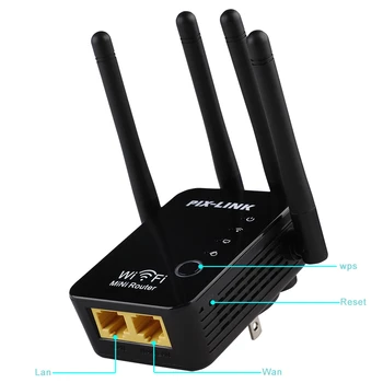 

300Mbps LV-WR16 Wireless WIFI Router WIFI Repeater Booster Extender Home Network 802.11b/g/n RJ45 2 Ports Wilreless-N Wi-fi
