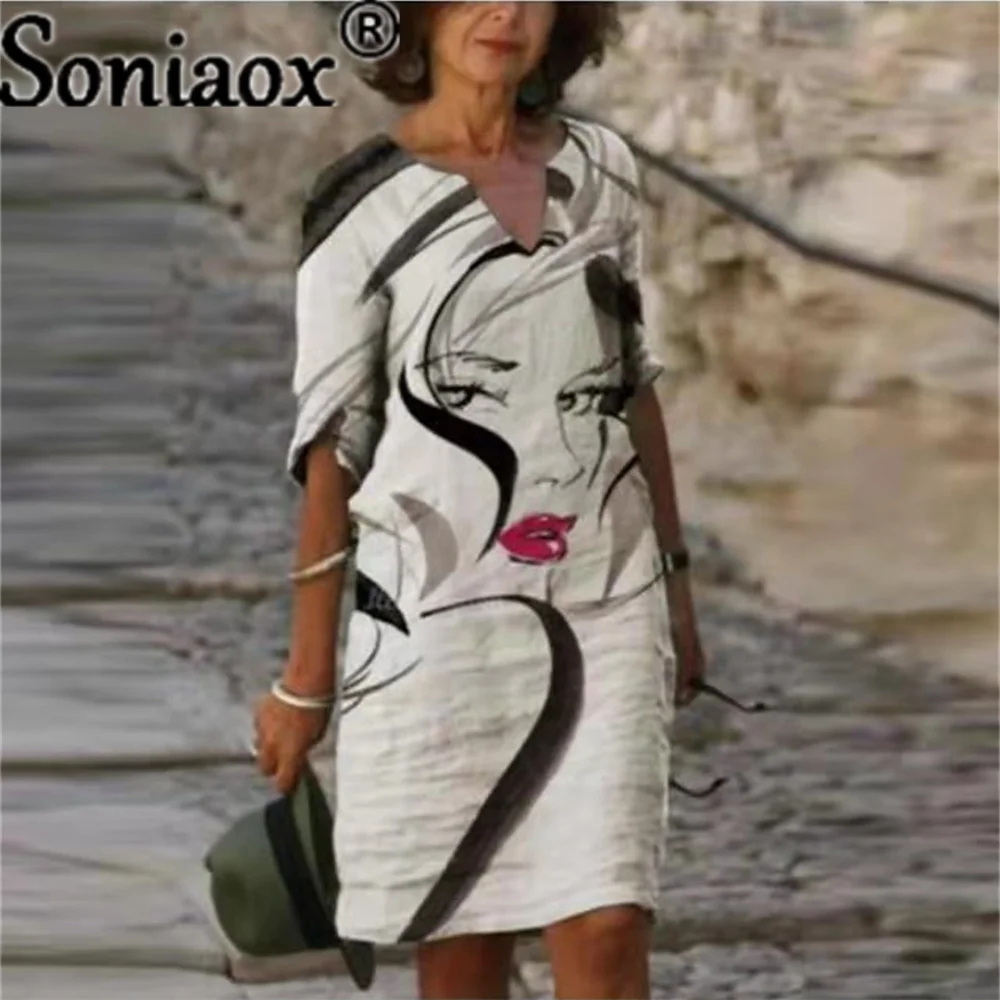2021 Women Elegant Flower Print Midi Dress Summer Vintage Half Sleeve V Neck Slim Dress Lady Boho A-line Beach Dresses
2021 Women Elegant Flower Print Midi Dress Summer Vintage Half Sleeve V Neck Slim Dress Lady Boho A-line Beach Dresses