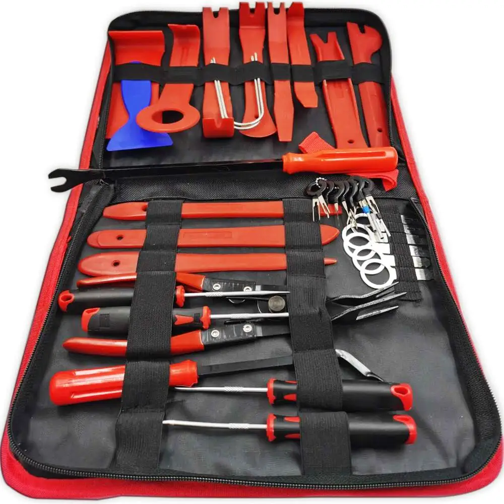 38Pcs Car Audio Disassembly Tool Interior Door Clip Panel Trim Dashboard Removal Tool Modification Car Repair Tool Hand Tool Kit 
38Pcs Car Audio Disassembly Tool Interior Door Clip Panel Trim Dashboard Removal Tool Modification Car Repair Tool Hand Tool Kit