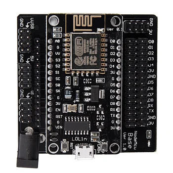 ESP8266 WIFI V3 NodeMcu Node MCU Base ESP8266 Testing DIY Breadboard Basics Tester suitable for NodeMcu V3
ESP8266 WIFI V3 NodeMcu Node MCU Base ESP8266 Testing DIY Breadboard Basics Tester suitable for NodeMcu V3