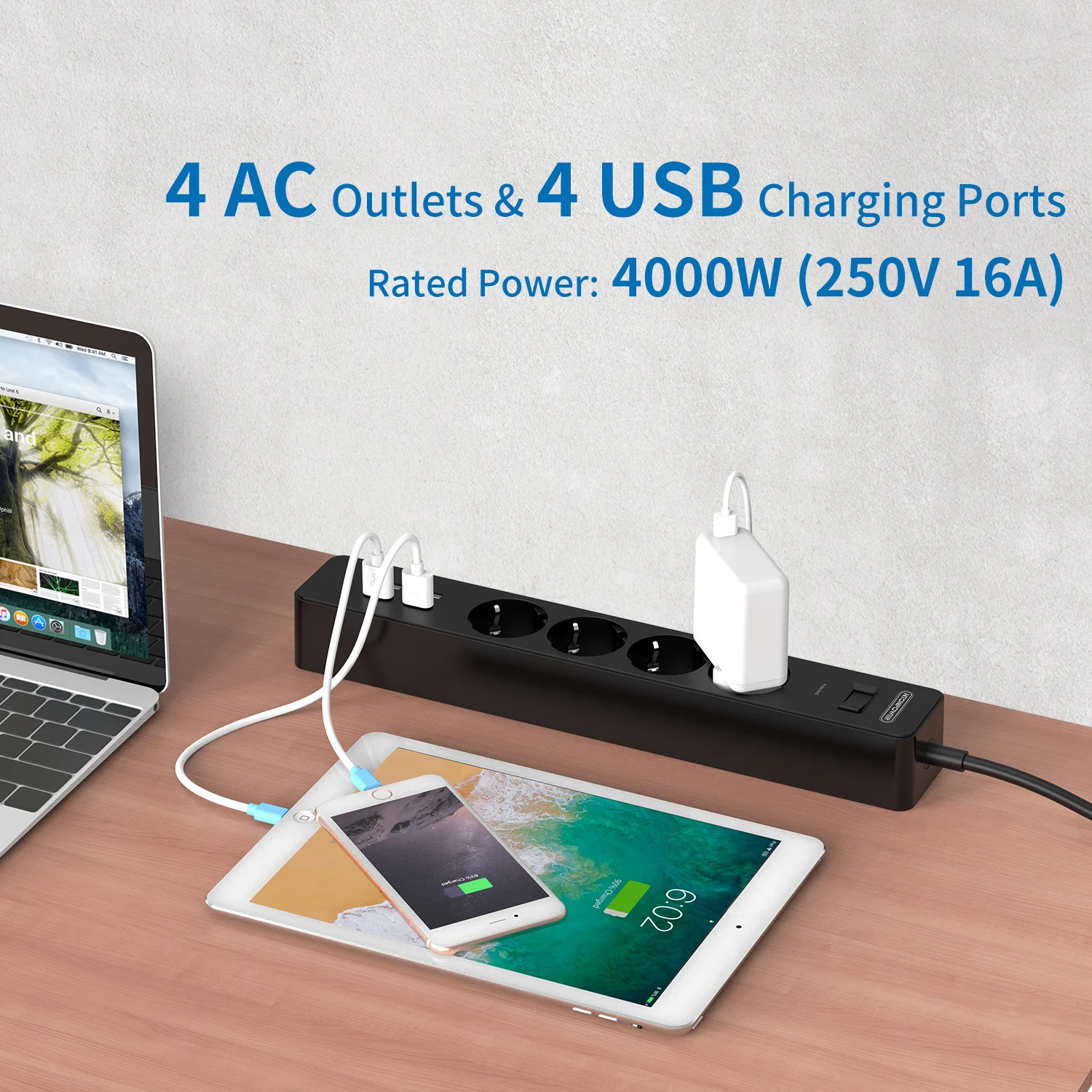 Ntonpower Akıllı Uzatma Kablosu Usb Şarj Ntonpower Akıllı Uzatma Kablosu Usb Şarj