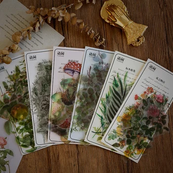 40 Pcs/Bag Retro Natural Plant Flower Paper Sticker Decorative Diary Scrapbooking Label Stickers Kawaii Stationery Papeleria
40 Pcs/Bag Retro Natural Plant Flower Paper Sticker Decorative Diary Scrapbooking Label Stickers Kawaii Stationery Papeleria