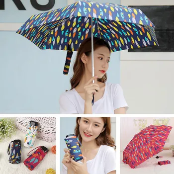 Pocket Mini Umbrella Rain Women Windproof Durable 5 Folding Sun Umbrellas Portable Sunscreen Print Female Umbrella Parasol
Pocket Mini Umbrella Rain Women Windproof Durable 5 Folding Sun Umbrellas Portable Sunscreen Print Female Umbrella Parasol