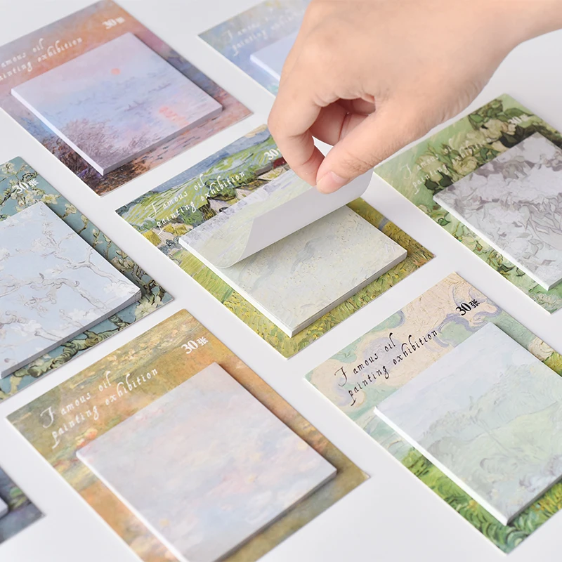 Cute kawaii oil painting notepad note paper stationery sticker index sticker it planner sticker notepad office school supplies
Cute kawaii oil painting notepad note paper stationery sticker index sticker it planner sticker notepad office school supplies