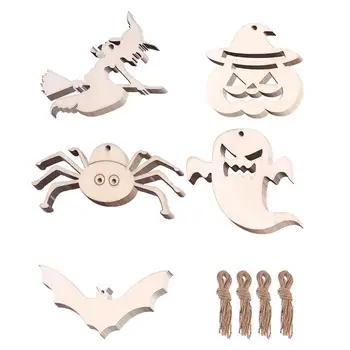 50pcs Wooden Pieces Halloween Pendant Decorative Ornaments
50pcs Wooden Pieces Halloween Pendant Decorative Ornaments
