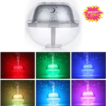 Portable 500ML Ultrasonic Air Humidifier Diffuser Purifier Aroma Room Nebulizer LED Lamp Projection Humidifier Care
Portable 500ML Ultrasonic Air Humidifier Diffuser Purifier Aroma Room Nebulizer LED Lamp Projection Humidifier Care