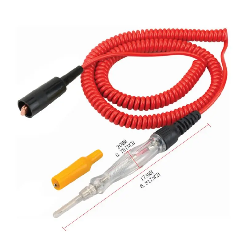 12/24V Car Circuit Line Test Pencil Fuse Detection Pen Indicator Electroscope R9JF
12/24V Car Circuit Line Test Pencil Fuse Detection Pen Indicator Electroscope R9JF