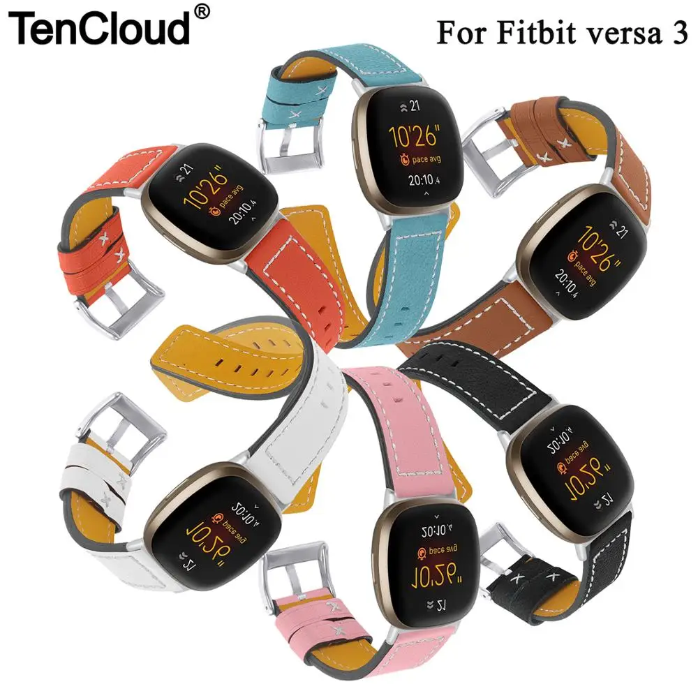 Leather Band For Fitbit Versa 3/Sense Wrist Strap For Fitbit Sense Replacement Bracelet Watchband Accessories High Quality Belt
Leather Band For Fitbit Versa 3/Sense Wrist Strap For Fitbit Sense Replacement Bracelet Watchband Accessories High Quality Belt