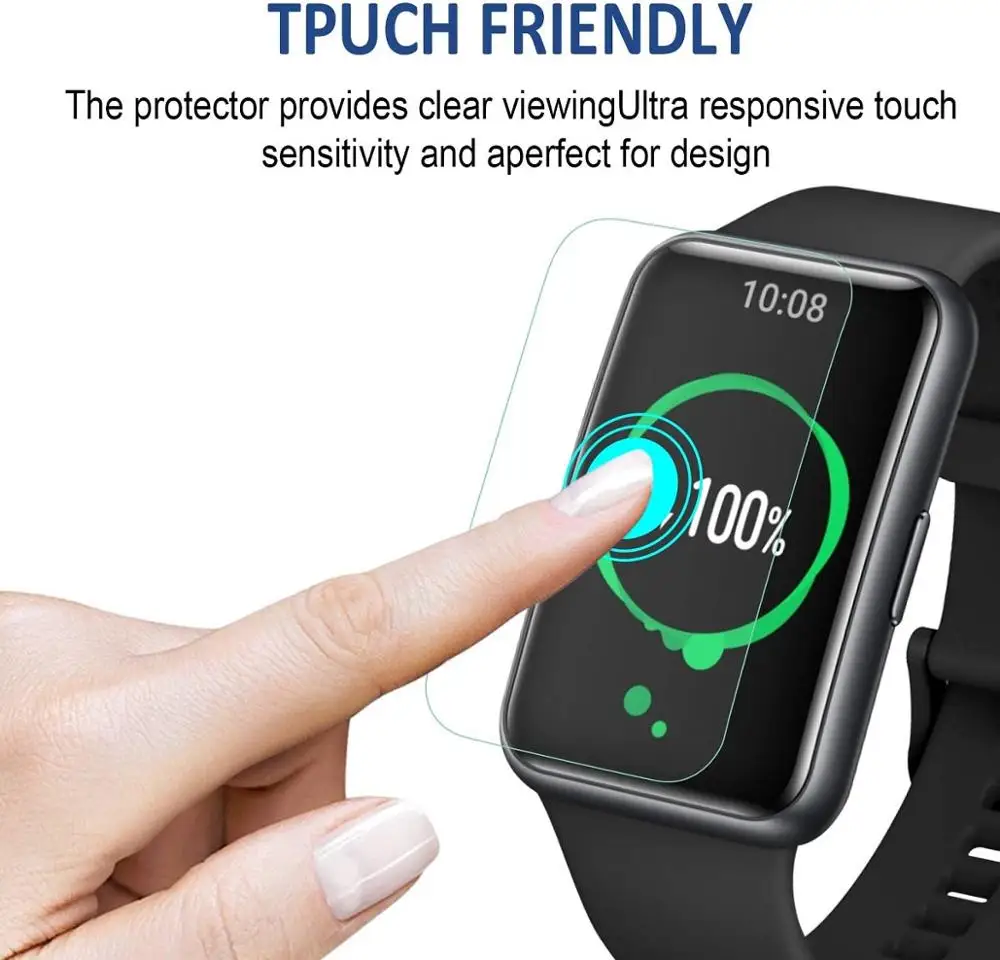 Защитная пленка для экрана Huawei Watch Fit & Honor, мягкая Гидрогелевая защитная пленка (не стекло)
Защитная пленка для экрана Huawei Watch Fit & Honor, мягкая Гидрогелевая защитная пленка (не стекло)