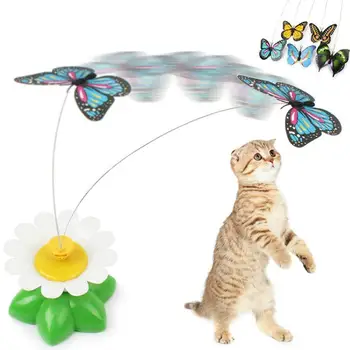 Interactive Cat Toy Electric Rotating Butterfly/Bird Seat Scratch Funny Rod Wire Kitten Toys For Intelligence Trainning Exercise
Interactive Cat Toy Electric Rotating Butterfly/Bird Seat Scratch Funny Rod Wire Kitten Toys For Intelligence Trainning Exercise