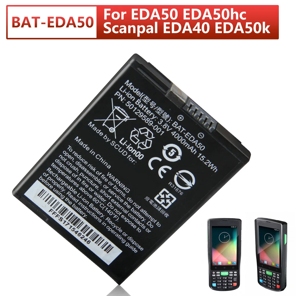 Original Replacement Battery BAT-EDA50 For Honeywell EDA50 EDA50hc Scanpal EDA40 EDA50k Mobile Computer 4000mAh
Original Replacement Battery BAT-EDA50 For Honeywell EDA50 EDA50hc Scanpal EDA40 EDA50k Mobile Computer 4000mAh
