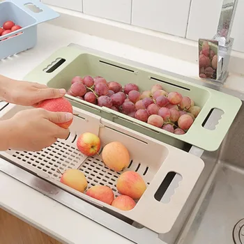 Multifunctional Sink Draining Rack Retractable Storage Box Vegetables Basket Dish Drainer Organizer Holder Kitchen Strainer
Multifunctional Sink Draining Rack Retractable Storage Box Vegetables Basket Dish Drainer Organizer Holder Kitchen Strainer
