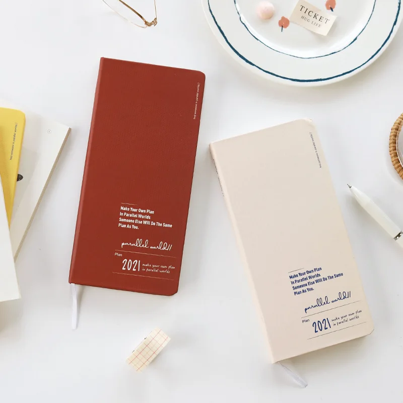 Cool Pure Color Brief Design Parellel Worlds 2021 Portable Agenda Book 90mm*190mm Undated Weekly+Monthly Plan+Grid Paper 168P
Cool Pure Color Brief Design Parellel Worlds 2021 Portable Agenda Book 90mm*190mm Undated Weekly+Monthly Plan+Grid Paper 168P