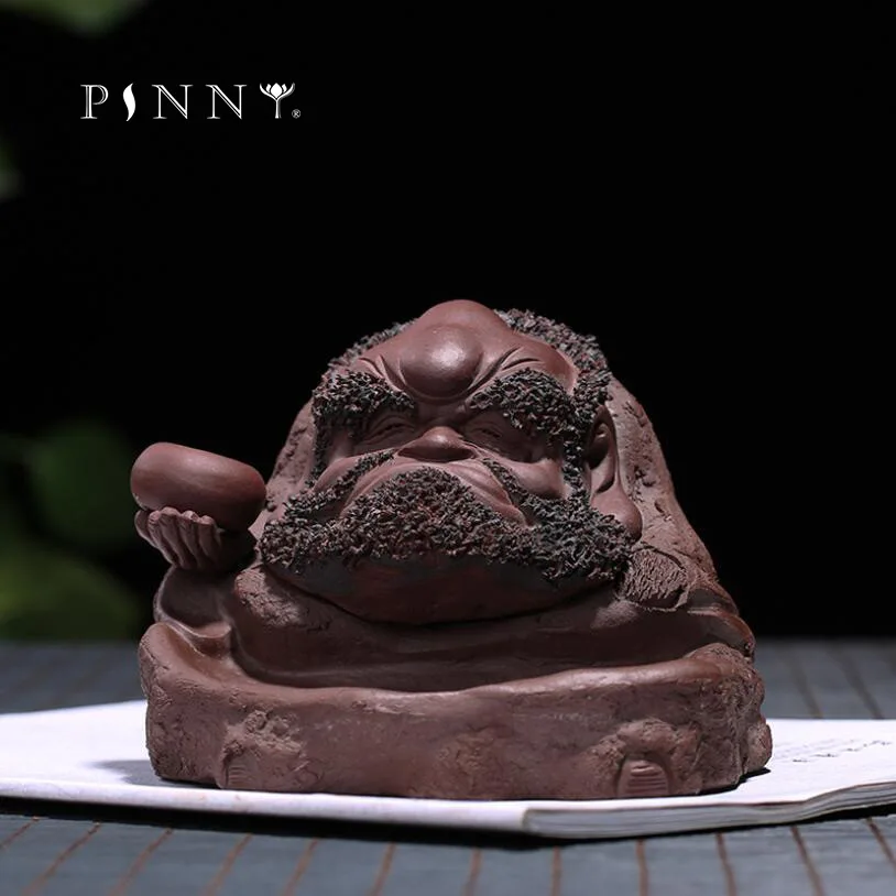 PINNY Yixing Purple Clay Dharma Estatuas Monk Figurine Ceramic Crafts Decorative Home Decoration Accessories
PINNY Yixing Purple Clay Dharma Estatuas Monk Figurine Ceramic Crafts Decorative Home Decoration Accessories