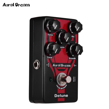 Aural Dream 4 Detune Modes Detune Guitar Effect Pedal Similar to Chorus Aluminum Alloy Shell with True Bypass
Aural Dream 4 Detune Modes Detune Guitar Effect Pedal Similar to Chorus Aluminum Alloy Shell with True Bypass