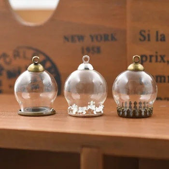 10sets 20mmx15mm clear empty glass globe bottle with base cap set glass vial pendant glass dome cover
10sets 20mmx15mm clear empty glass globe bottle with base cap set glass vial pendant glass dome cover