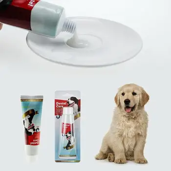 

Dog Oral Dental Mouthwash Edible Toothpaste 95g Pet Products Dog Teeth Cleaning Pets Toothbrush Teeth Care Supplies