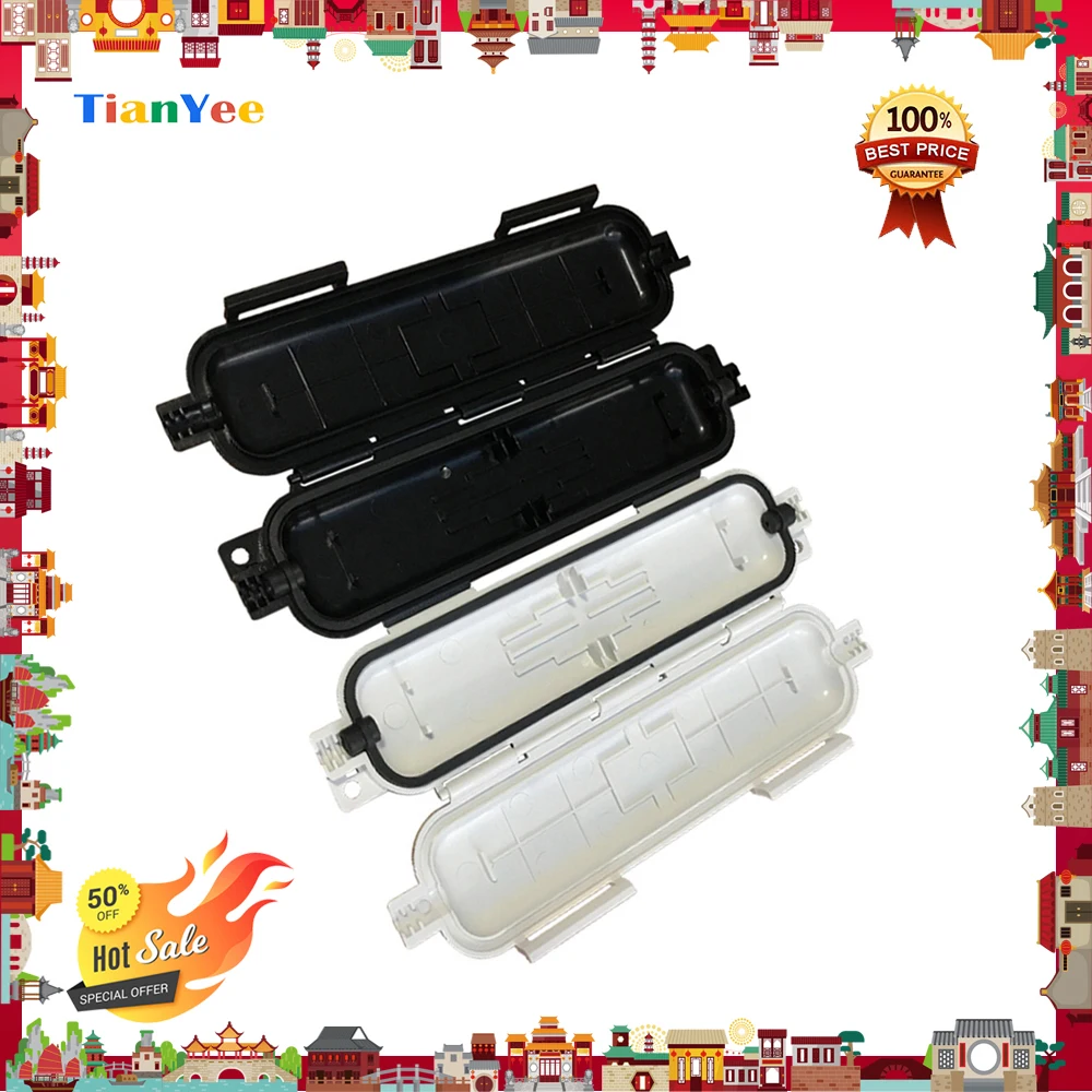 10/50pcs SC/APC Fiber Drop Cable Protect Box Waterproof Grade IP65 White or Black Color FTTH Fiber Accessories Cable Protecter
10/50pcs SC/APC Fiber Drop Cable Protect Box Waterproof Grade IP65 White or Black Color FTTH Fiber Accessories Cable Protecter