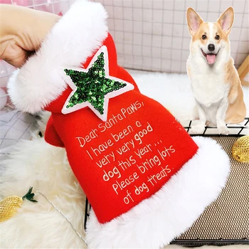 Miflame Christmas Dog Hoodies With Star Fleece Dog Sweater For Pet Clothes Small Dog Clothes French Bulldog Corgi Clothes Winter
Miflame Christmas Dog Hoodies With Star Fleece Dog Sweater For Pet Clothes Small Dog Clothes French Bulldog Corgi Clothes Winter