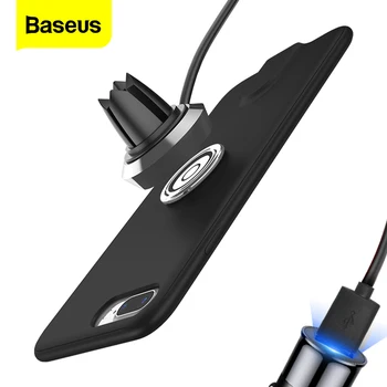 Baseus Qi Wireless Charger Case For iPhone 8 7 Plus Finger Ring Cover Air Vent Mount Magnetic Car Holder Stand For iPhonee 8 7 
Baseus Qi Wireless Charger Case For iPhone 8 7 Plus Finger Ring Cover Air Vent Mount Magnetic Car Holder Stand For iPhonee 8 7