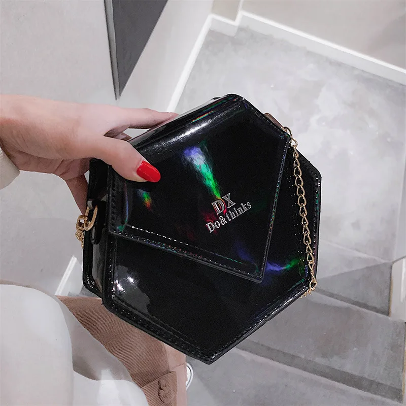 Online Celebrity WOMEN'S Bag 2019 Summer Bag Korean-style Patent Leather Chain Shoulder Bag New Style Laser Mini Fashion Shoulde
Online Celebrity WOMEN'S Bag 2019 Summer Bag Korean-style Patent Leather Chain Shoulder Bag New Style Laser Mini Fashion Shoulde