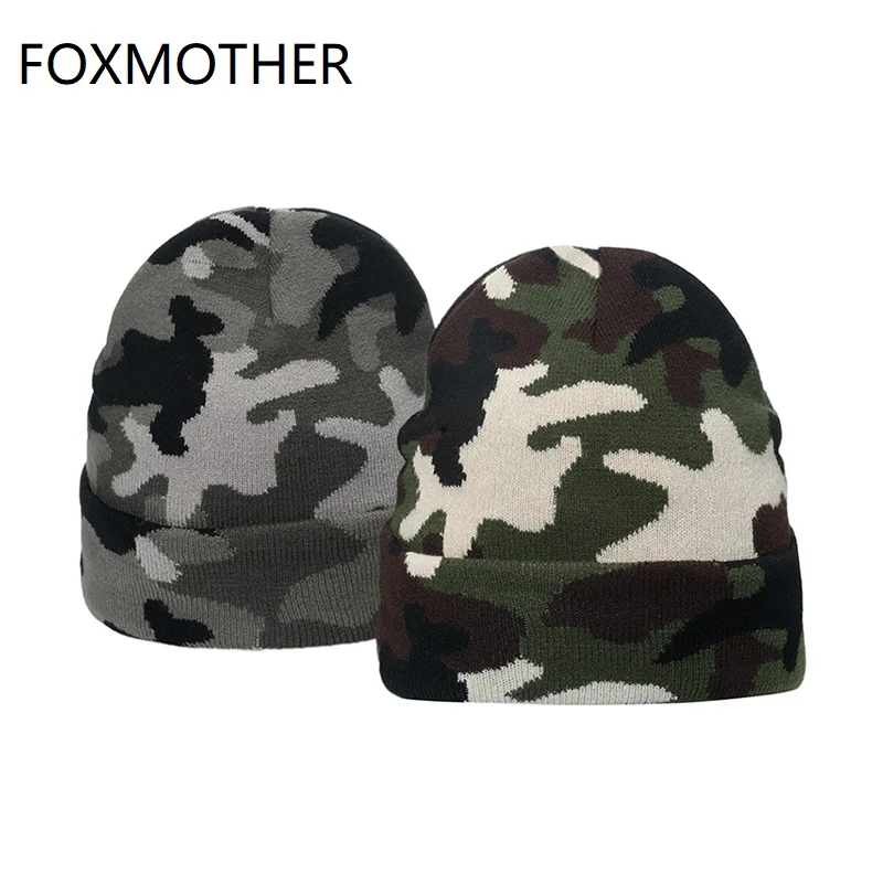 Новинка, уличные камуфляжные облегающие шапки FOXMOTHER, вязаные шапки армейского зеленого цвета, зимние мужские 2021
Новинка, уличные камуфляжные облегающие шапки FOXMOTHER, вязаные шапки армейского зеленого цвета, зимние мужские 2021