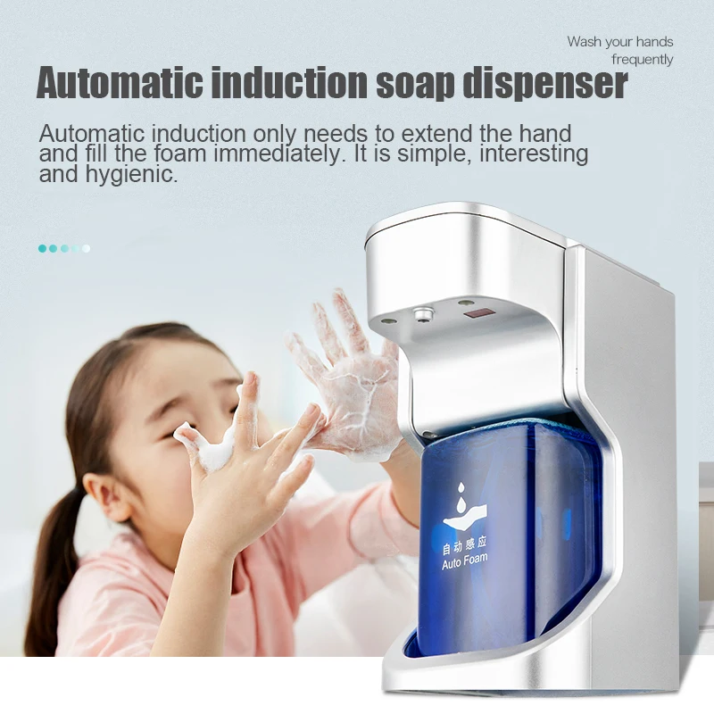 Automatic Soap Foams Dispenser Soap Pumper for Hands Washing Intelligent Sensor MU8669
Automatic Soap Foams Dispenser Soap Pumper for Hands Washing Intelligent Sensor MU8669
