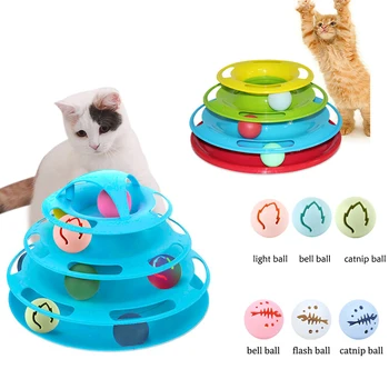 3/4 Layers Pet Cat Interactive Toy Intelligence Play Disc Cat Toy Balls Cat Ball Disk Interactive Toy For IQ Training Amusement
3/4 Layers Pet Cat Interactive Toy Intelligence Play Disc Cat Toy Balls Cat Ball Disk Interactive Toy For IQ Training Amusement