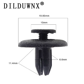 

100 pieces of DILDUWNX car fastener clips are suitable for most car repair fasteners YT-130 diameter 7mm car screw clip