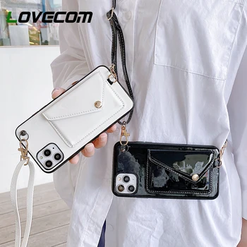 LOVECOM Card Slot Phone Case For iPhone 11 Pro Max XR XS Max 7 8 6 6S Plus X Leather Solid Color Back Cover Coque Lanyard Gift
LOVECOM Card Slot Phone Case For iPhone 11 Pro Max XR XS Max 7 8 6 6S Plus X Leather Solid Color Back Cover Coque Lanyard Gift