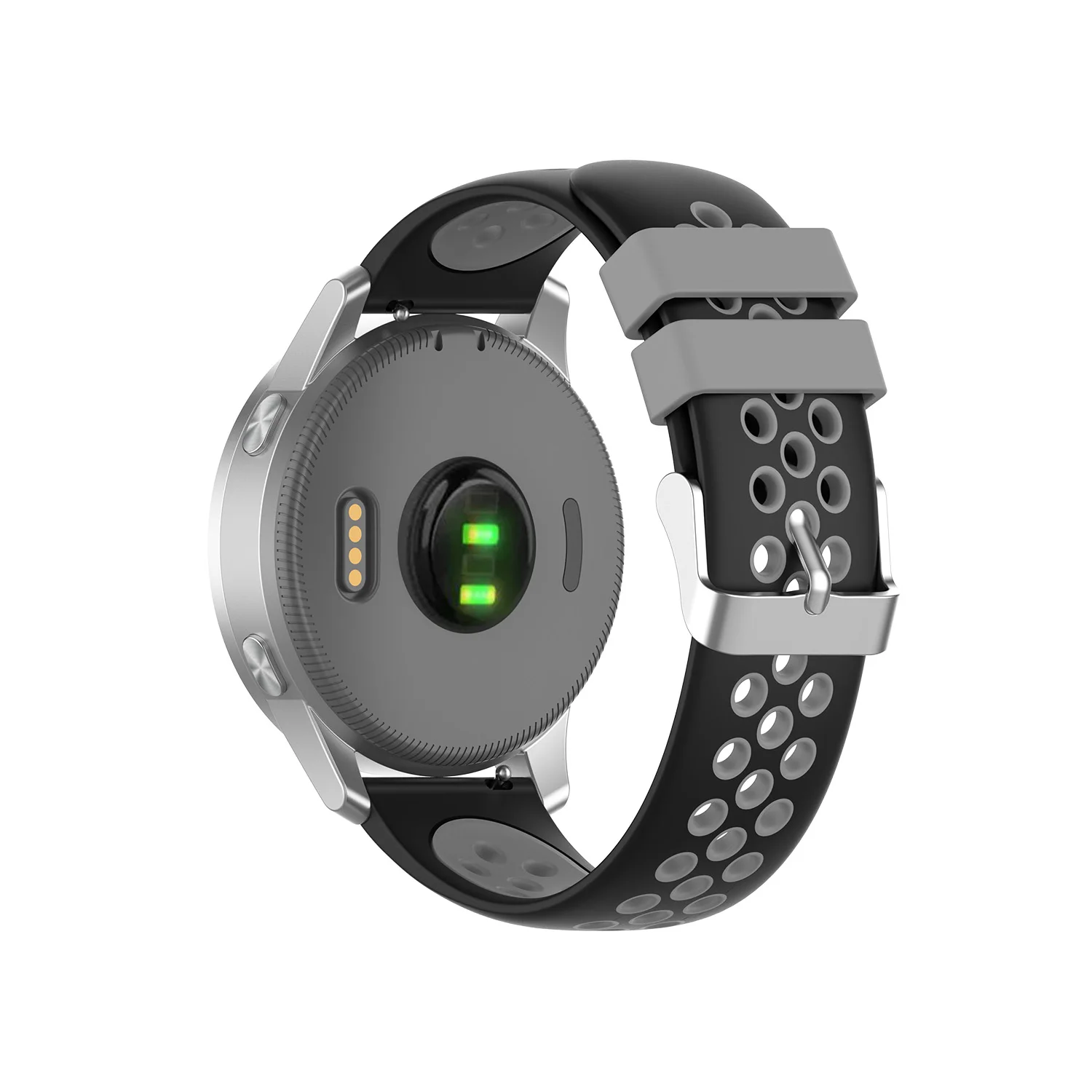 Pasek do zegarka Garmin Vivoactive 4s - miękki, silikonowy, oddychający, 18mm - Wianko - 32