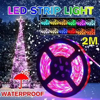 LED Strip Light RGB 5050 SMD Waterproof Flexible Lighting Ribbon Tape 3 Mode 20 Colors Battery Powered 50cm 100cm 150cm 200cm
LED Strip Light RGB 5050 SMD Waterproof Flexible Lighting Ribbon Tape 3 Mode 20 Colors Battery Powered 50cm 100cm 150cm 200cm
