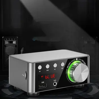 Hifi Wireless 5.0 Digital Audio Amplifier Board 50WX2 Stereo AMP Amplifier Home Theater USB TF Card Player
Hifi Wireless 5.0 Digital Audio Amplifier Board 50WX2 Stereo AMP Amplifier Home Theater USB TF Card Player