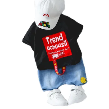 New Fashion Summer Baby Girl Clothes Children Boys Cotton Letter T Shirt Shorts 2Pcs/sets Toddler Casual Costume Kids Tracksuits
New Fashion Summer Baby Girl Clothes Children Boys Cotton Letter T Shirt Shorts 2Pcs/sets Toddler Casual Costume Kids Tracksuits