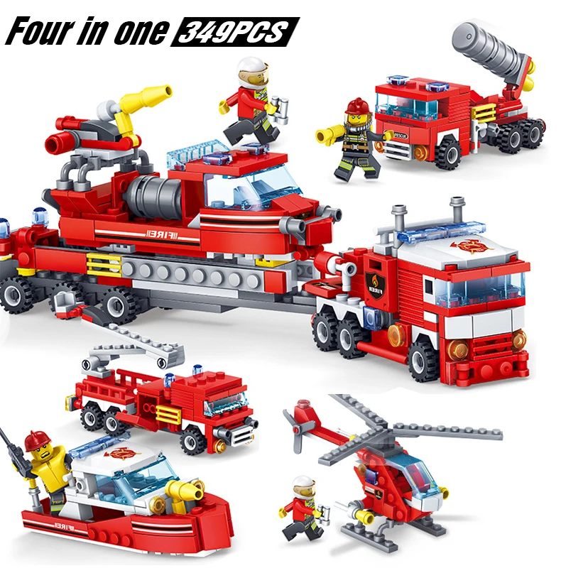 Building Blocks Legoingly Fire Fighting Trucks Car Helicopter Boat Compatible City Firefighter Figures Children Toys
Building Blocks Legoingly Fire Fighting Trucks Car Helicopter Boat Compatible City Firefighter Figures Children Toys