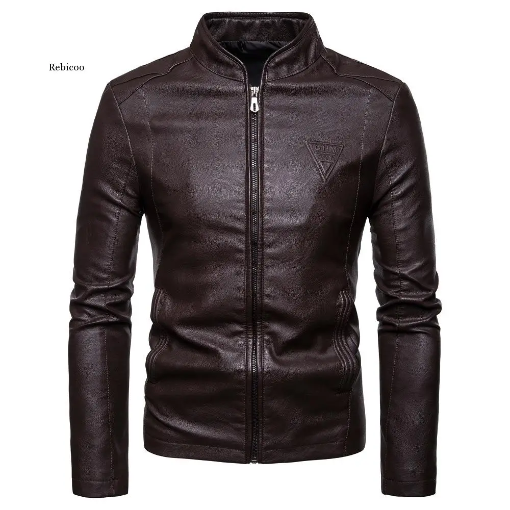 New Men Motorcycle PU Leather Jackets 2021 Autumn Causal Warm Coat Male Spring Fashion Masculinas Windproof Jacket Overcoat Men
New Men Motorcycle PU Leather Jackets 2021 Autumn Causal Warm Coat Male Spring Fashion Masculinas Windproof Jacket Overcoat Men