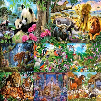 Full Drill Diamond Painting Animal Embroidery Mosaic 5D DIY Needlework Stitch DIY Framed Drill Eco-friendly Craft Decor
Full Drill Diamond Painting Animal Embroidery Mosaic 5D DIY Needlework Stitch DIY Framed Drill Eco-friendly Craft Decor