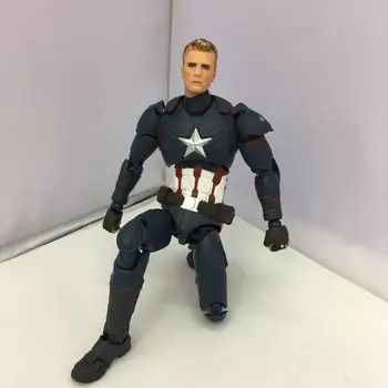 Anime model figure SHF Captain-America action figure Joint movable Model decoration for birthday gifts
Anime model figure SHF Captain-America action figure Joint movable Model decoration for birthday gifts
