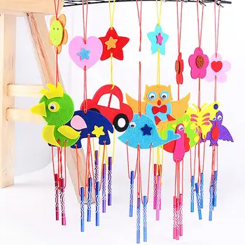 4Pcs DIY 3D Animal Car Flower Aeolian Bells Kit Cloth Handmade Crafts Toy Gift Craft Kits handmade felt plush toys
4Pcs DIY 3D Animal Car Flower Aeolian Bells Kit Cloth Handmade Crafts Toy Gift Craft Kits handmade felt plush toys