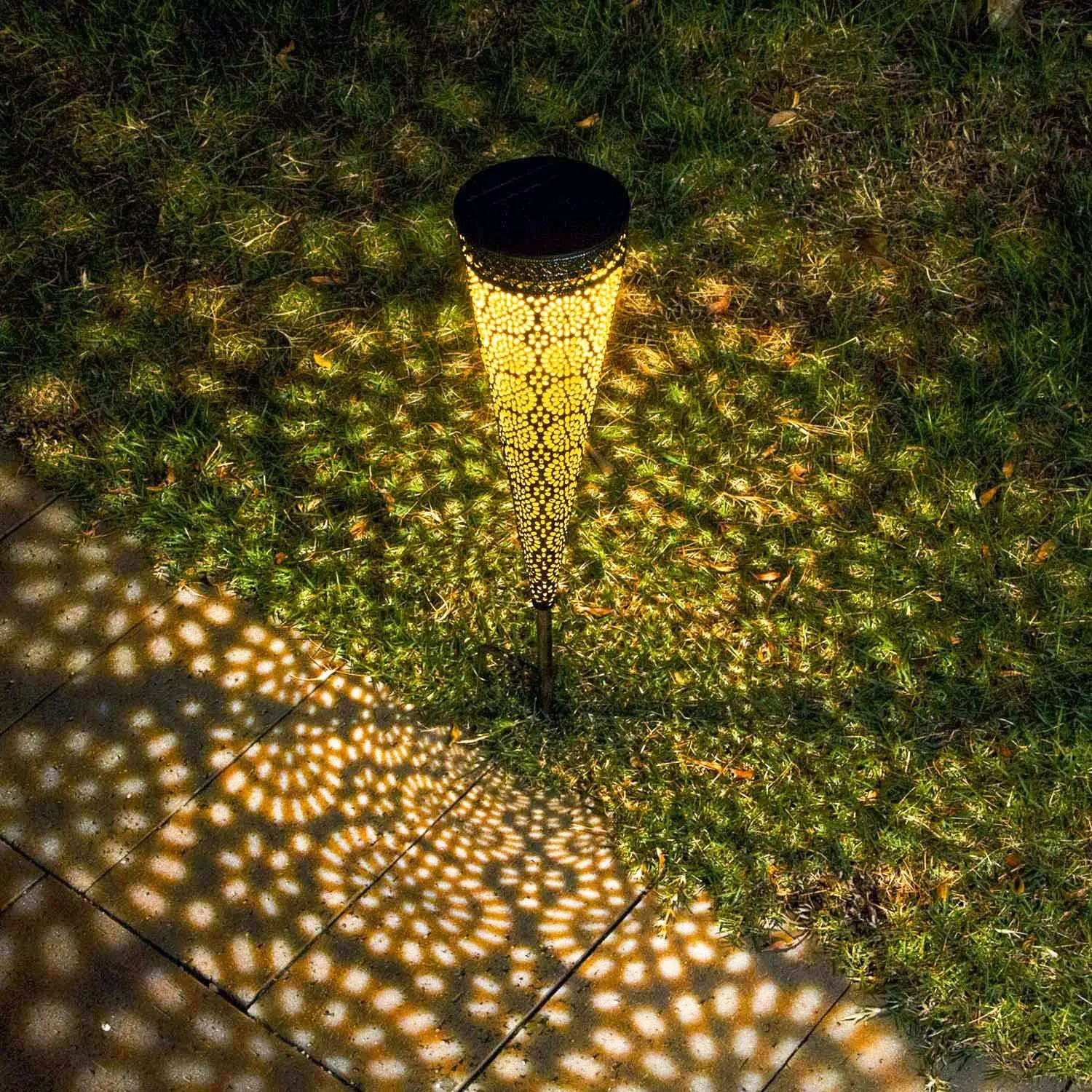 2 Pack Solar Power Pathway Lights Garden Outdoor Waterproof Metal Decorative Stakes for Walkway Yard Lawn Patio Path Way
2 Pack Solar Power Pathway Lights Garden Outdoor Waterproof Metal Decorative Stakes for Walkway Yard Lawn Patio Path Way