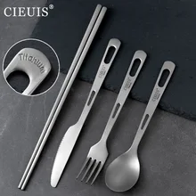 Titanium Tableware Set for Outdoor Camping Picnic Fork Spoon Knife Chopsticks Dinnerware Cutlery Nature Hike Camp Supplies Tools
Titanium Tableware Set for Outdoor Camping Picnic Fork Spoon Knife Chopsticks Dinnerware Cutlery Nature Hike Camp Supplies Tools