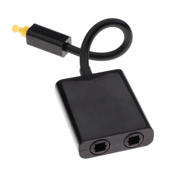 24K Digital Fiber Optic Splitter 1 input and 2 Output Audio Adapter Cable 5.1 Channel
24K Digital Fiber Optic Splitter 1 input and 2 Output Audio Adapter Cable 5.1 Channel