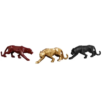 Modern Abstract Leopard Resin Sculpture Geometric Resin Leopard Statue Crafts Wild Animal Art Decoration Gift
Modern Abstract Leopard Resin Sculpture Geometric Resin Leopard Statue Crafts Wild Animal Art Decoration Gift
